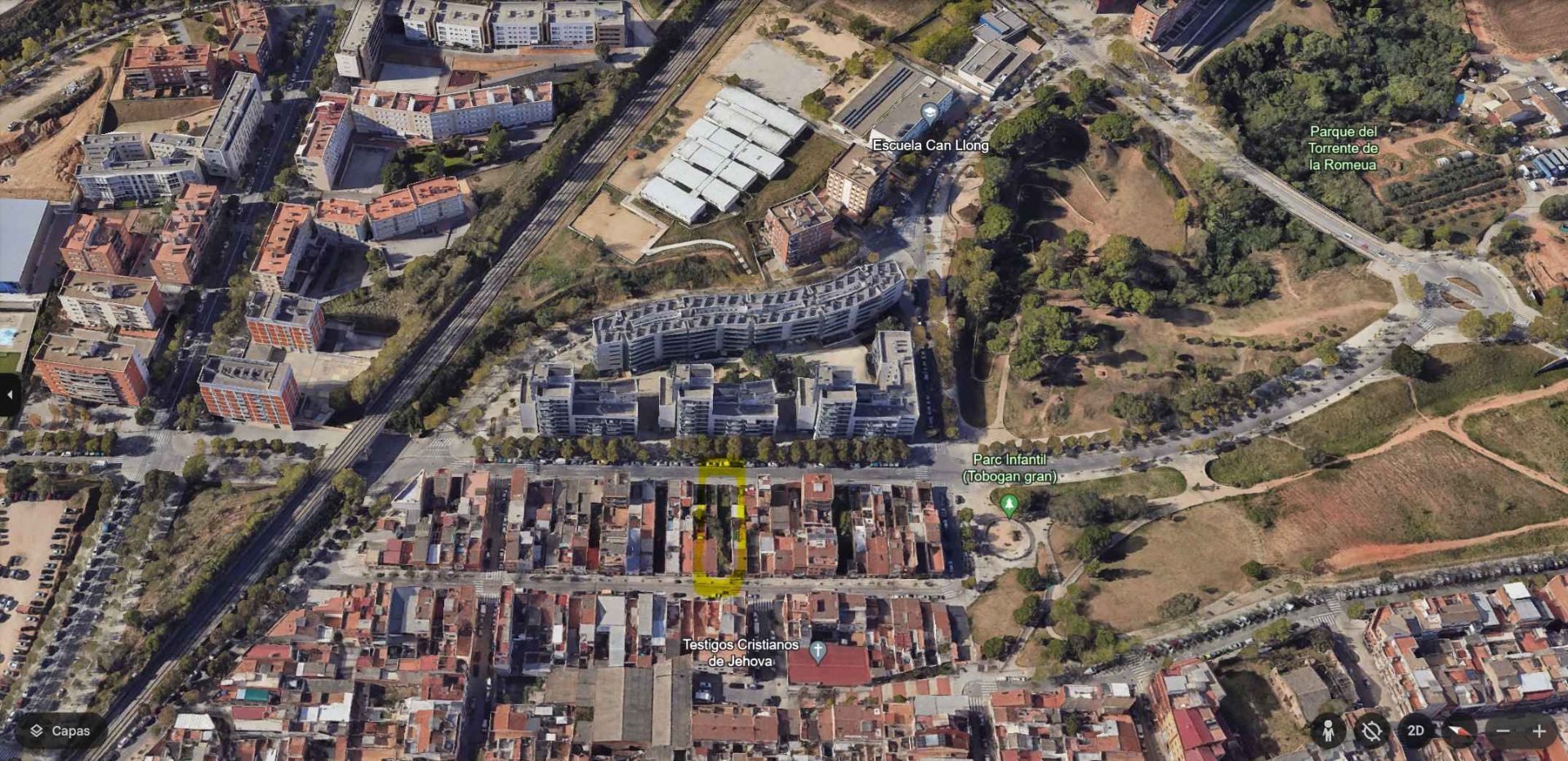 Vista exterior de Residencial en venda en Sabadell