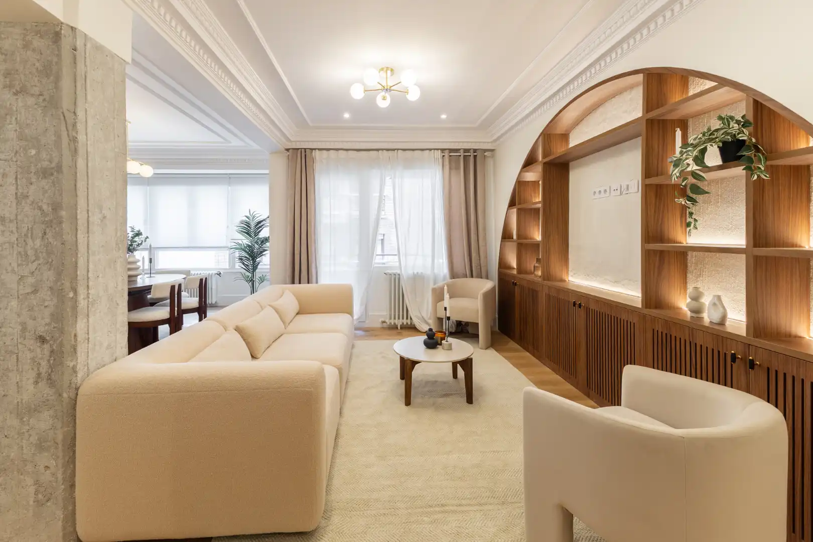 Sala de estar de Piso en venta en Madrid con Aire acondicionado, Calefacción y Parquet