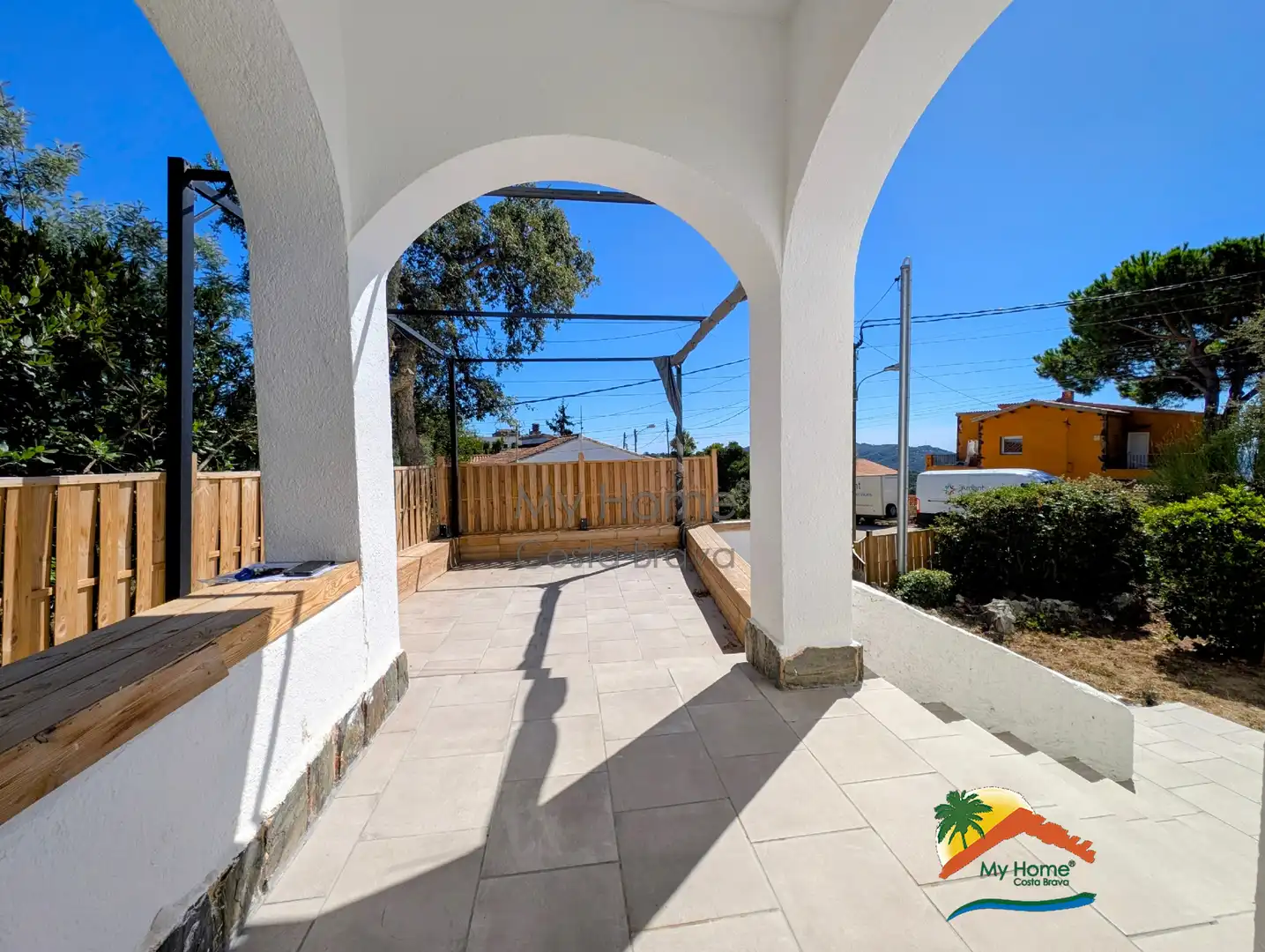 Terrassa de Casa o xalet en venda en Lloret de Mar amb Aire condicionat, Calefacció i Jardí privat