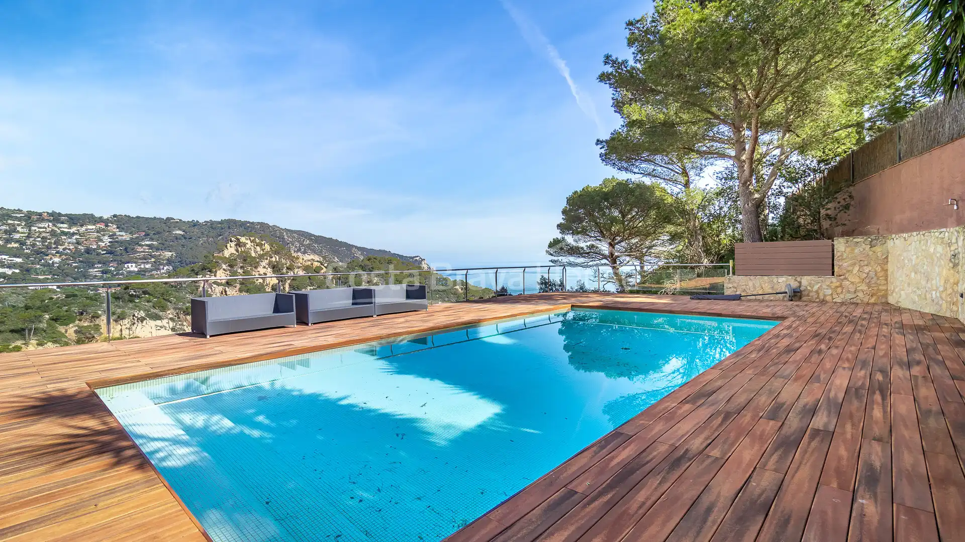 Swimming pool of Houses for sale in Begur  with Air Conditioner, Heating and Private garden