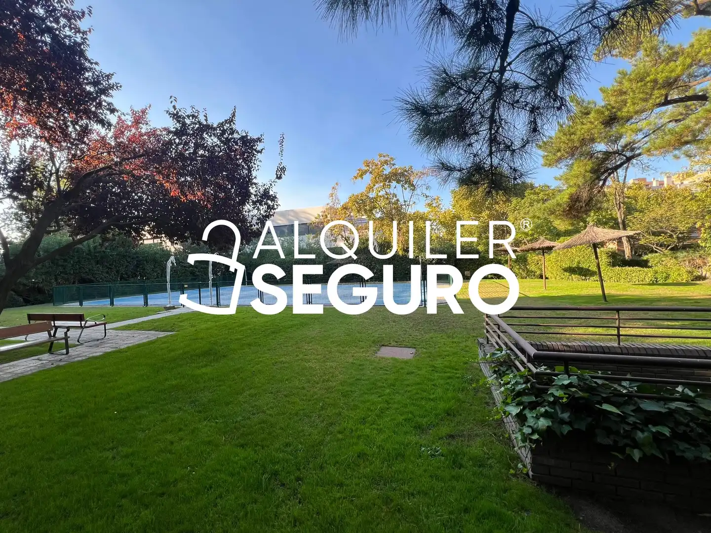 Jardín de Piso de alquiler en Fuencarral - El Pardo