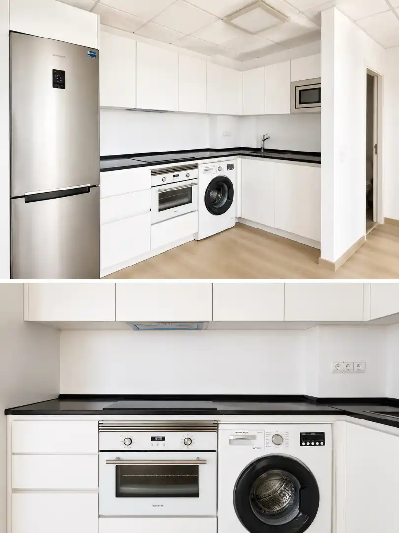 Kitchen of Flat for sale in San Sebastián de los Reyes  with Air Conditioner, Heating and Parquet flooring