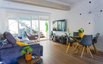 Living room of Single-family semi-detached for sale in Málaga Capital  with Air Conditioner, Terrace and Balcony