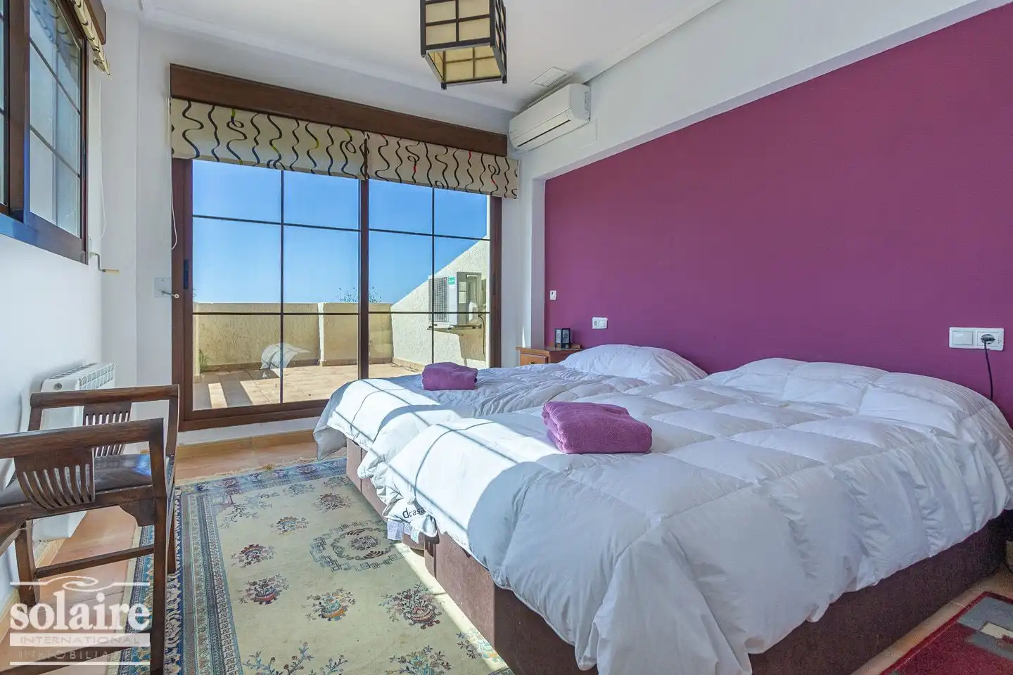 Habitación de Casa adosada de alquiler en Altea con Aire acondicionado, Calefacción y Terraza
