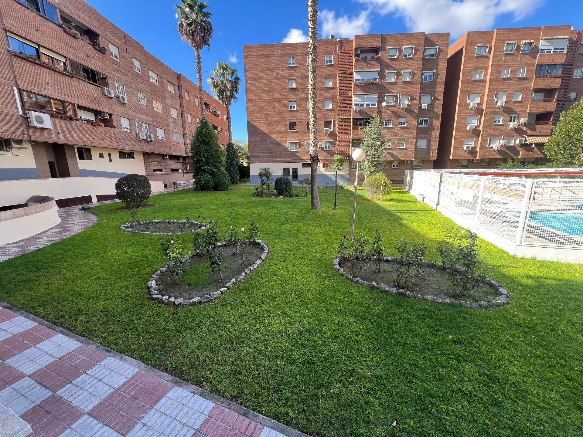 Garden of Flat for sale in  Jaén Capital  with Air Conditioner, Balcony and Community pool