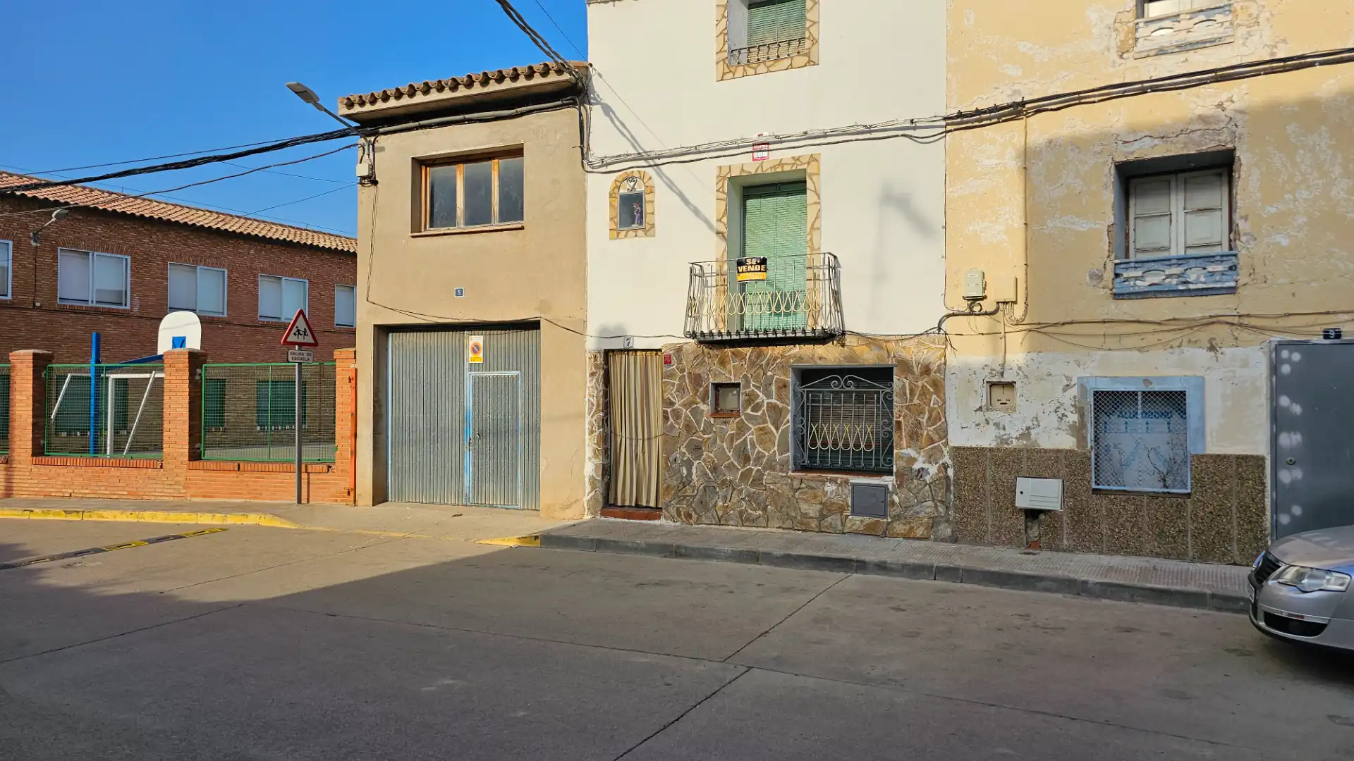 Vista exterior de Casa o chalet en venta en Lumpiaque con Balcón