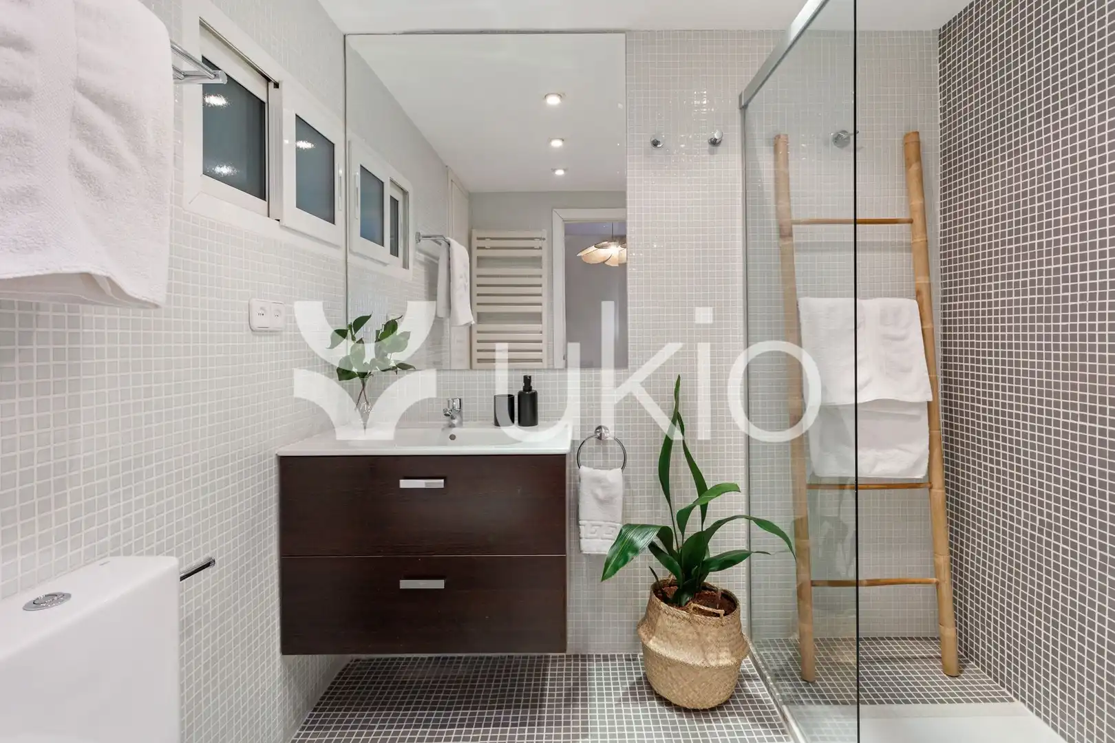 Bathroom of Apartments for rent in Madrid  with Air Conditioner, Terrace and Furnished