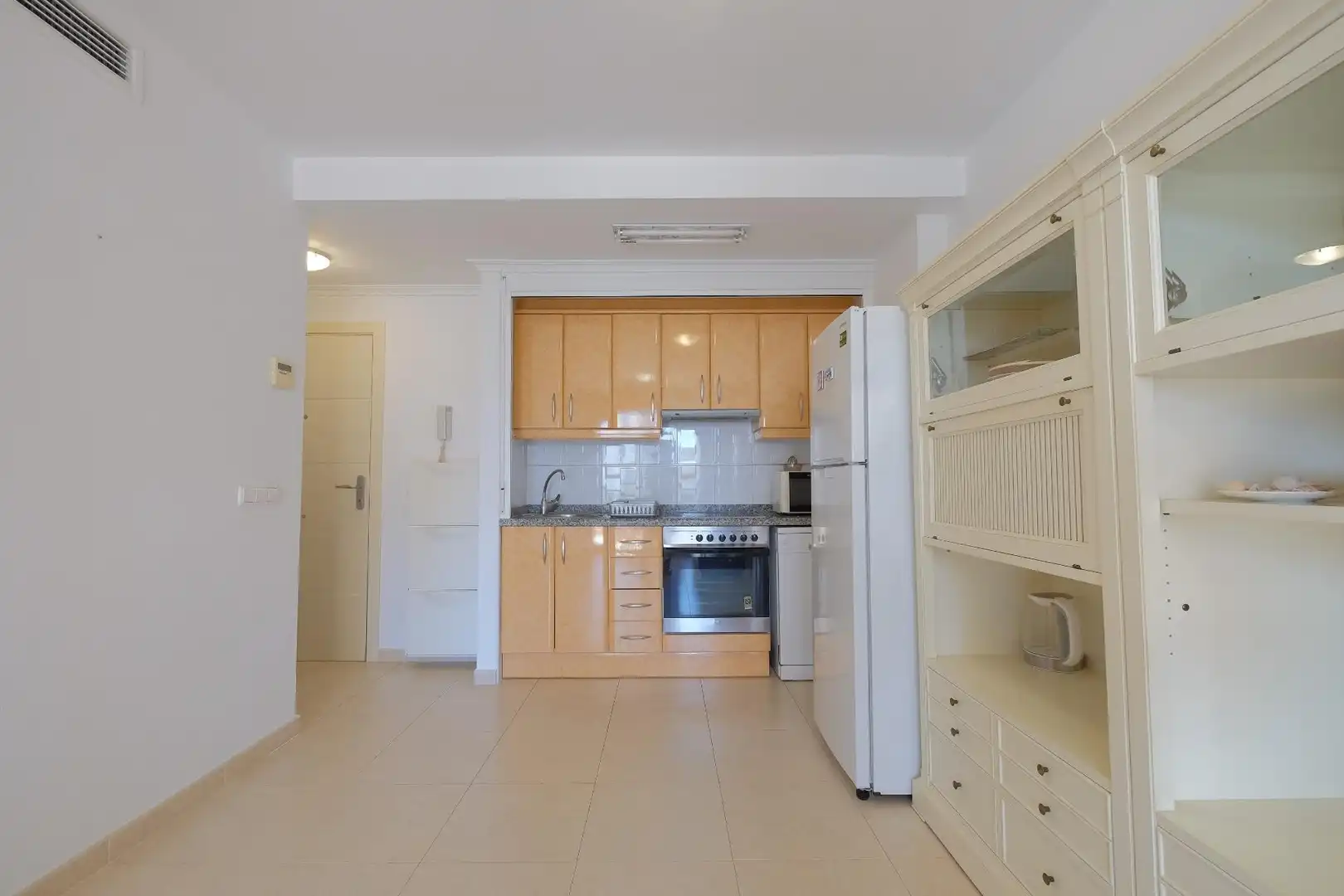 Cocina de Apartamento en venta en Calpe / Calp con Calefacción y Piscina