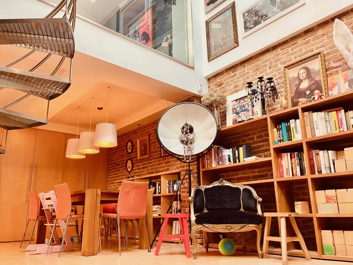 Maisonette zur Miete in Madrid mit Klimaanlage, Heizung und Möbliert
