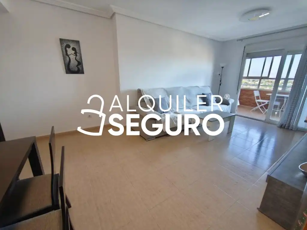 Sala de estar de Piso de alquiler en San Vicente del Raspeig / Sant Vicent del Raspeig con Aire acondicionado, Terraza y Piscina