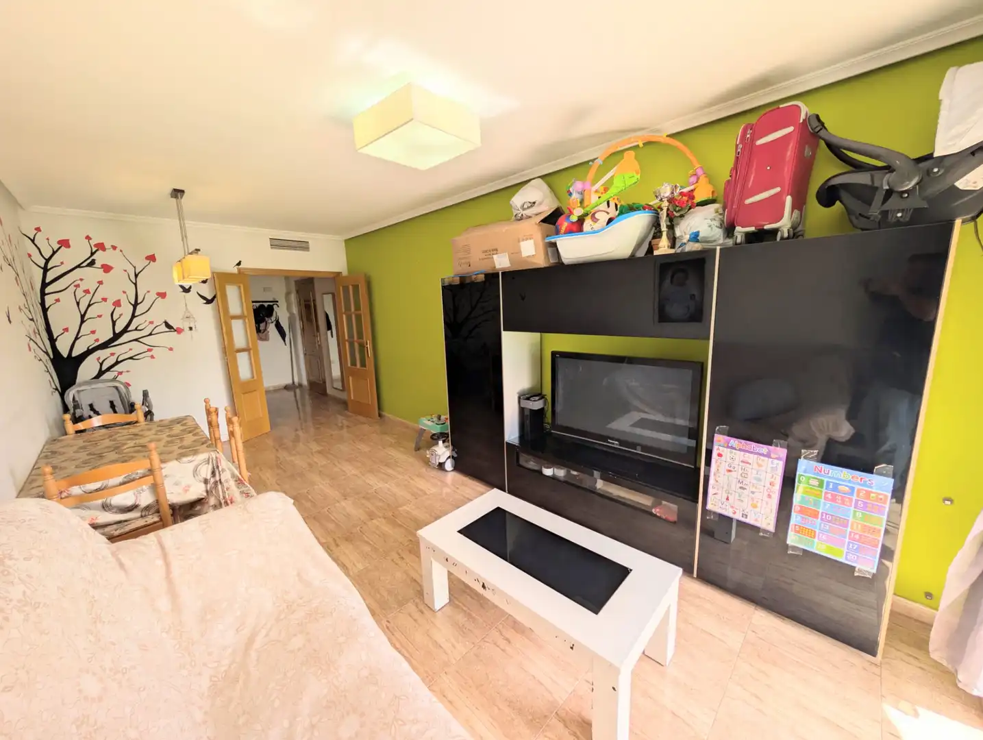 Living room of Flat for sale in Torre-Pacheco  with Air Conditioner, Furnished and Oven