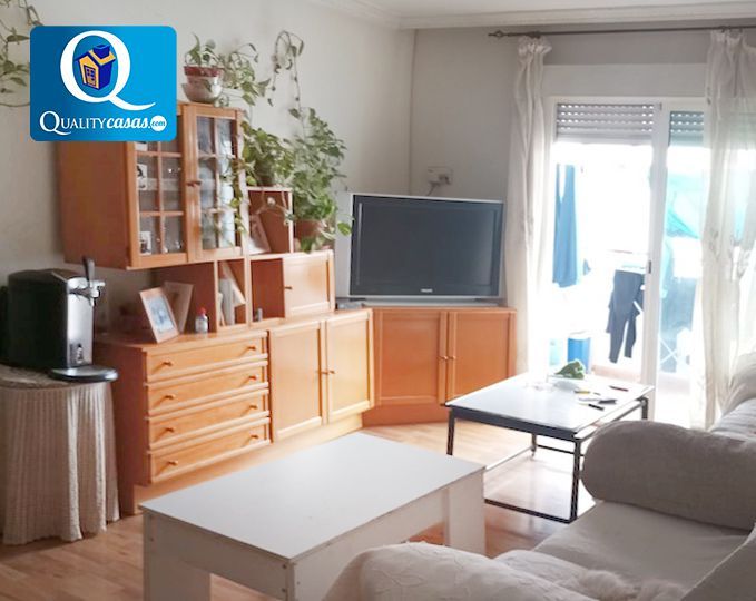 Sala de estar de Apartamento en venta en Alicante / Alacant con Terraza y Balcón