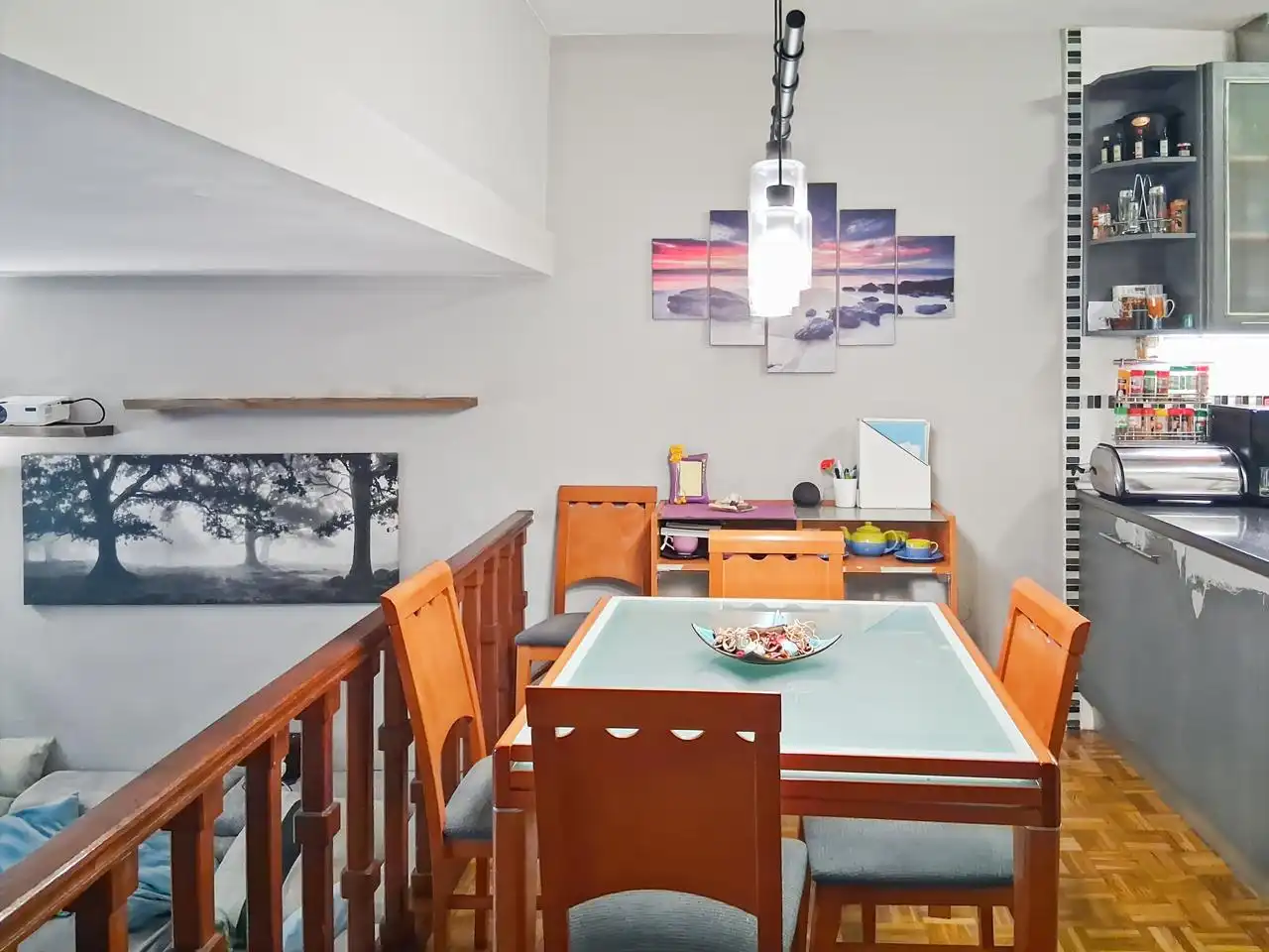 Comedor de Dúplex en venta en Rivas-Vaciamadrid con Calefacción, Jardín privado y Parquet