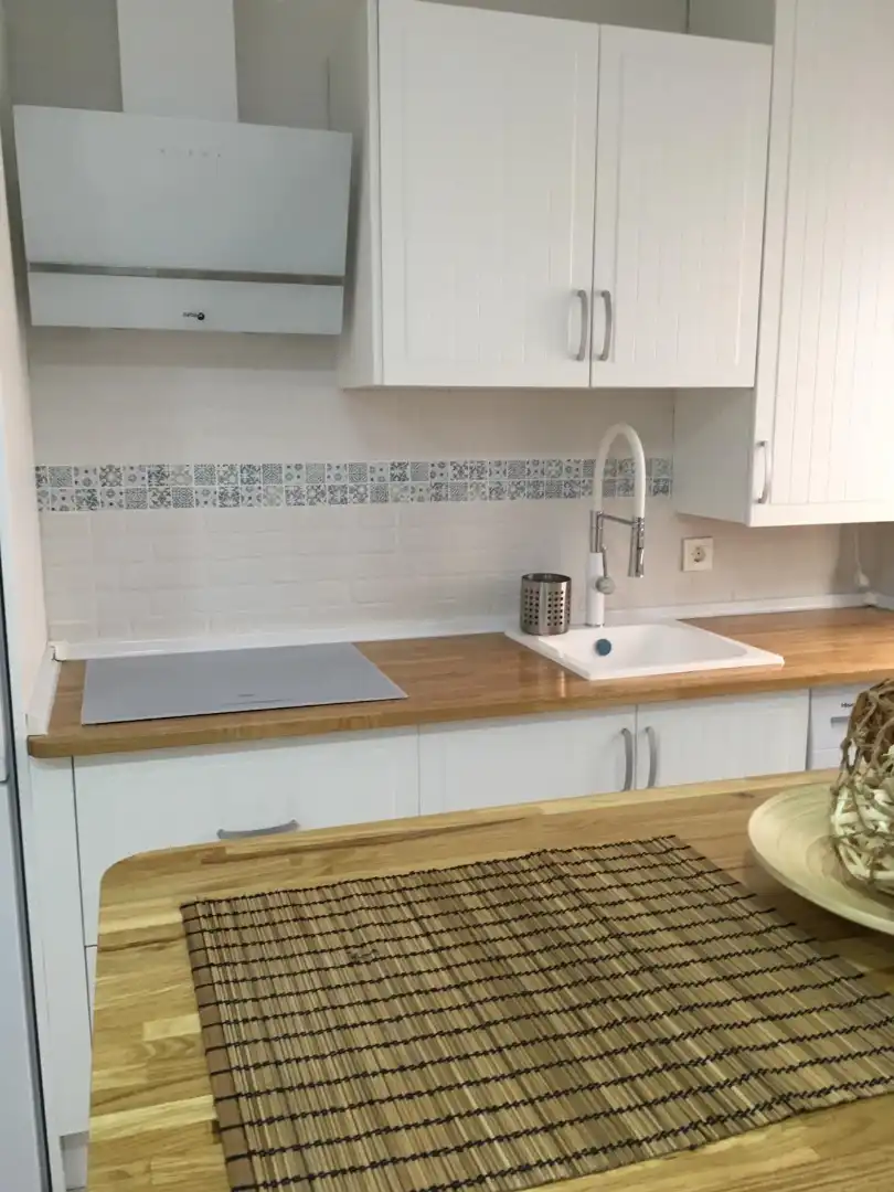 Cocina de Piso de alquiler en Málaga con Aire acondicionado, Amueblado y Horno