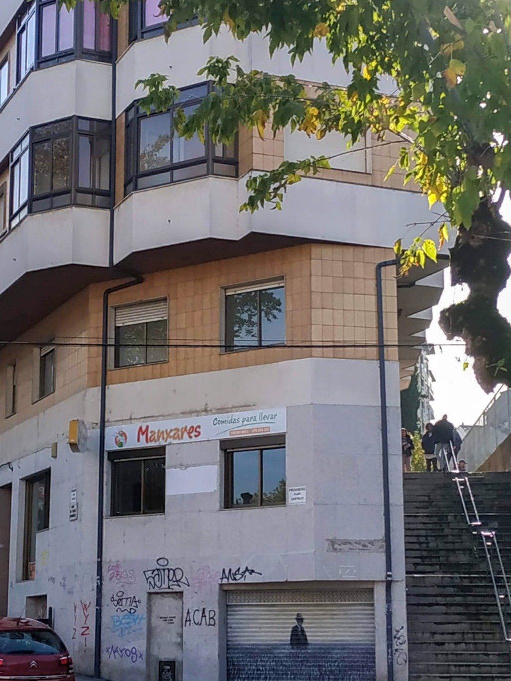 Vista exterior de Local de lloguer en Ourense Capital 