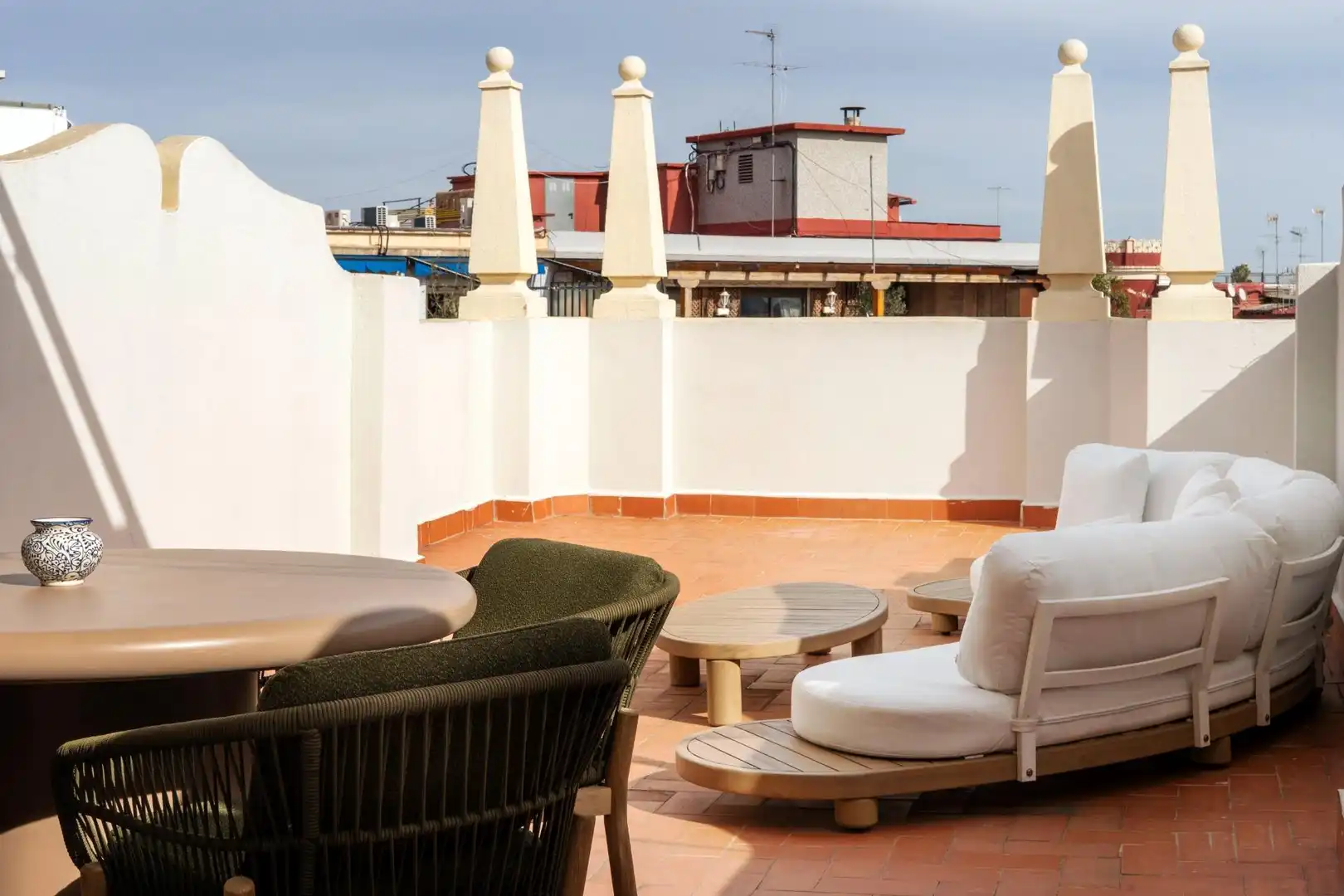 Terrace of Attic for rent in Valencia  with Air Conditioner, Heating and Terrace