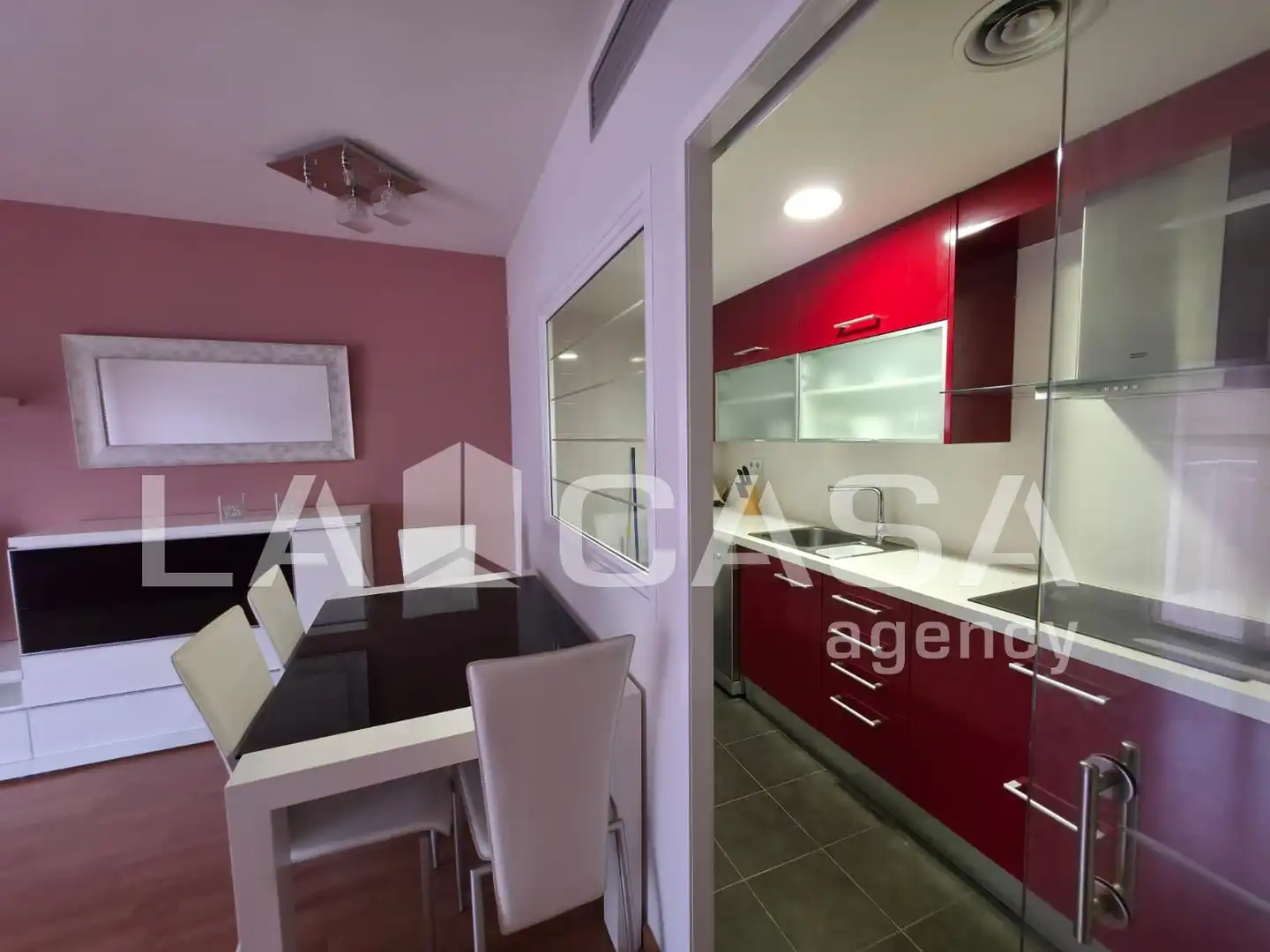 Cocina de Piso en venta en Sabadell con Jardín privado, Parquet y Piscina
