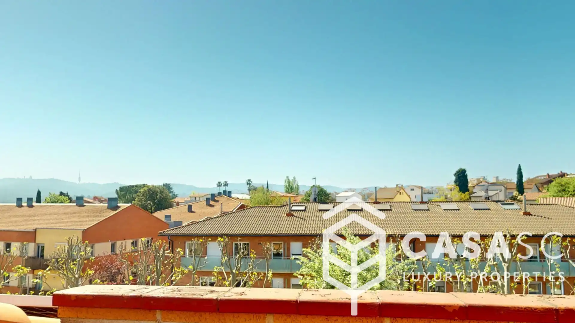 Exterior view of Attic for sale in Sant Cugat del Vallès  with Air Conditioner, Heating and Parquet flooring