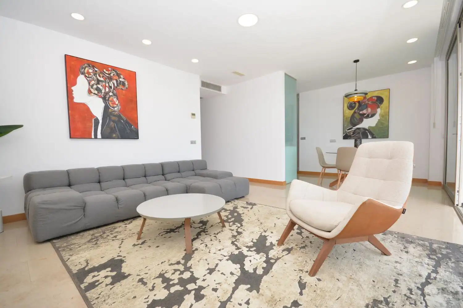 Sala de estar de Piso en venta en Santa Cruz de Tenerife con Aire acondicionado y Terraza