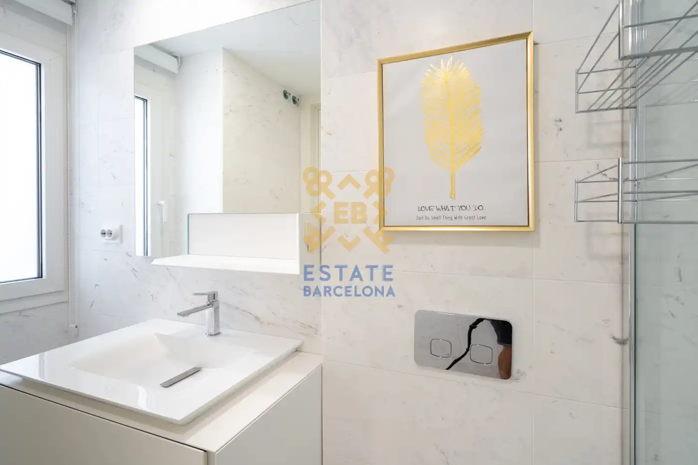 Badezimmer von Dachboden zum Verkauf in Valencia mit Klimaanlage, Heizung und Möbliert