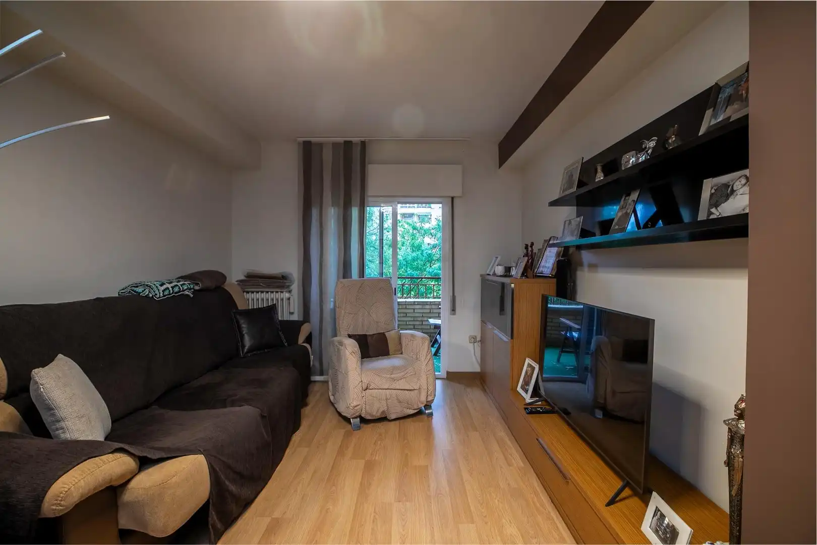 Sala de estar de Piso en venta en Santiago