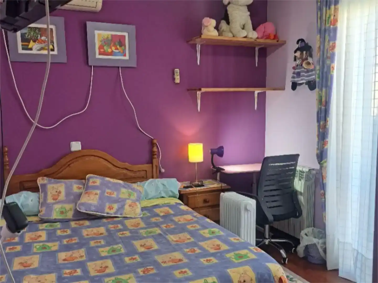 Dormitori de Pis per a compartir en Valdemoro amb Aire condicionat, Jardí privat i Parquet