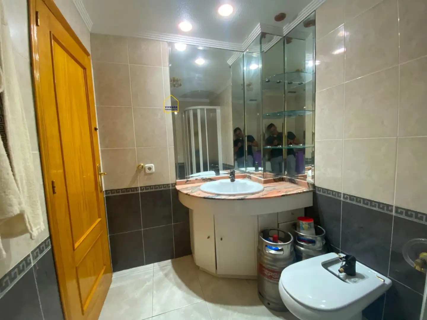 Badezimmer von Wohnung zum Verkauf in Lorca mit Klimaanlage, Heizung und Terrasse