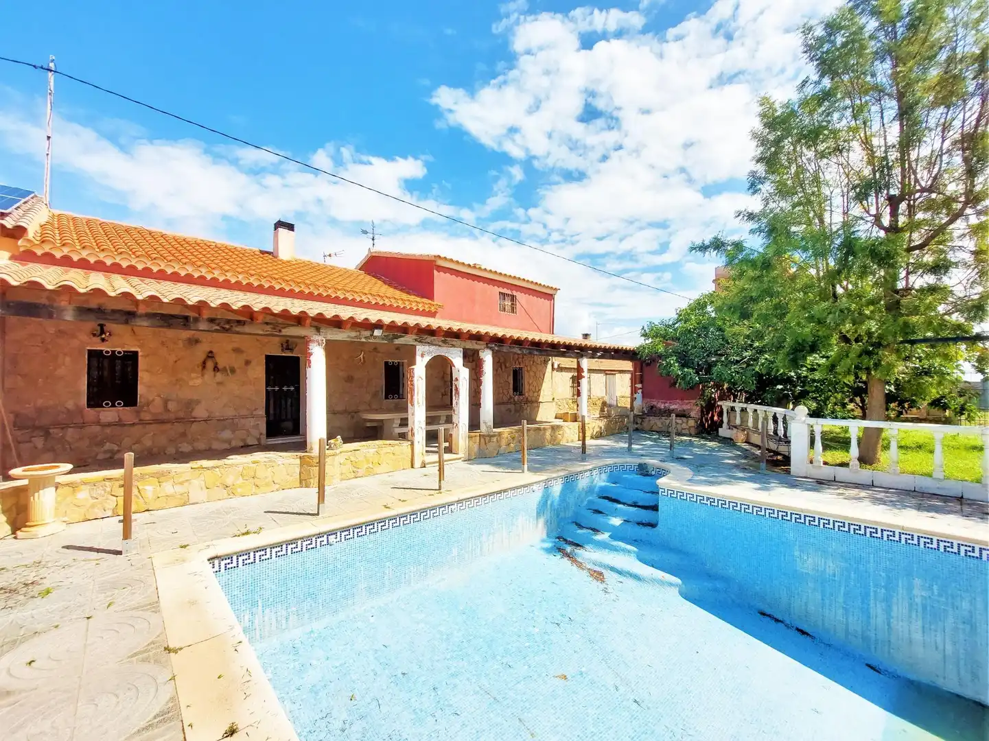 Swimming pool of Country homes for sale in Lorca  with Private garden and Furnished