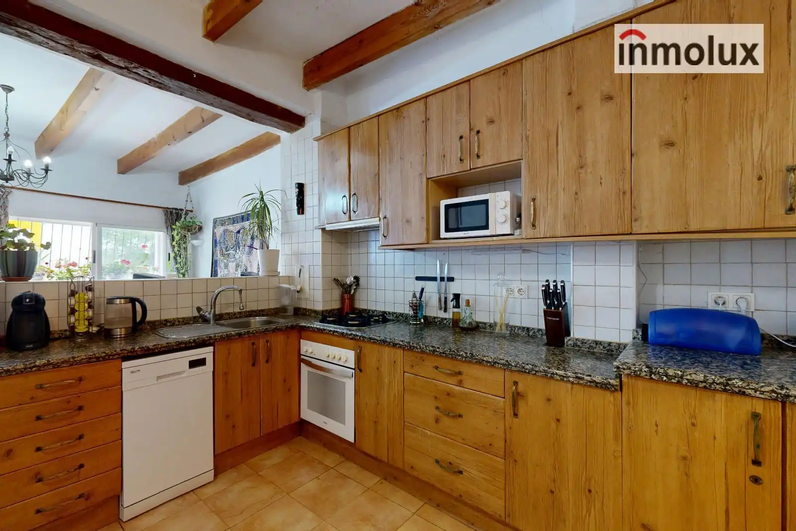 Cocina de Casa o chalet en venta en Alicante / Alacant con Aire acondicionado, Calefacción y Terraza