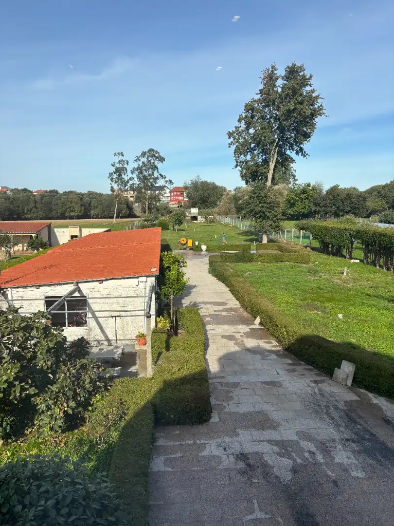 Jardín de Casa o chalet en venta en Santiago de Compostela  con Calefacción, Jardín privado y Parquet