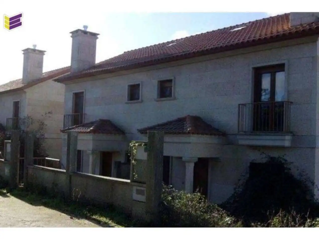 Vista exterior de Casa adosada en venta en Moaña con Jardín privado y Terraza