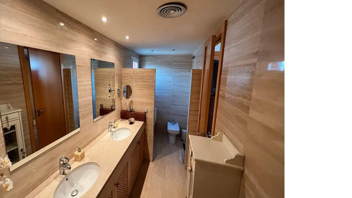 Bathroom of Houses for rent in Sant Feliu de Guíxols  with Air Conditioner, Heating and Private garden