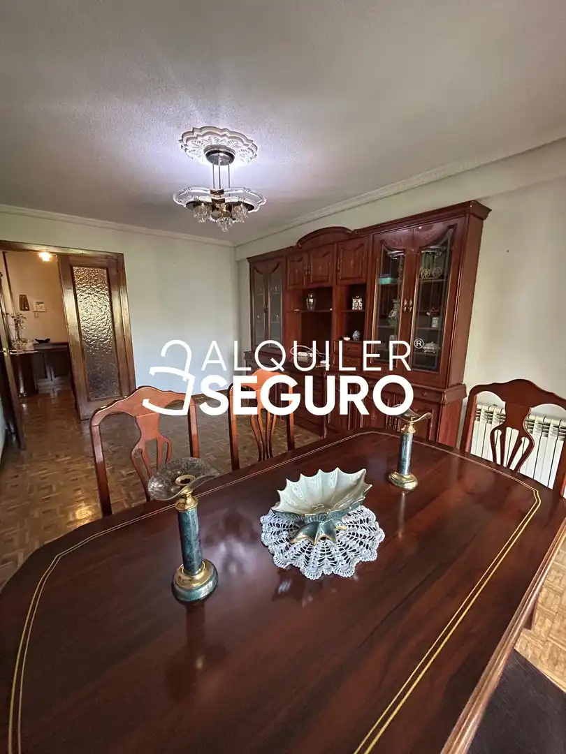 Esszimmer von Wohnung zur Miete in Alcalá de Henares mit Heizung, Terrasse und Möbliert