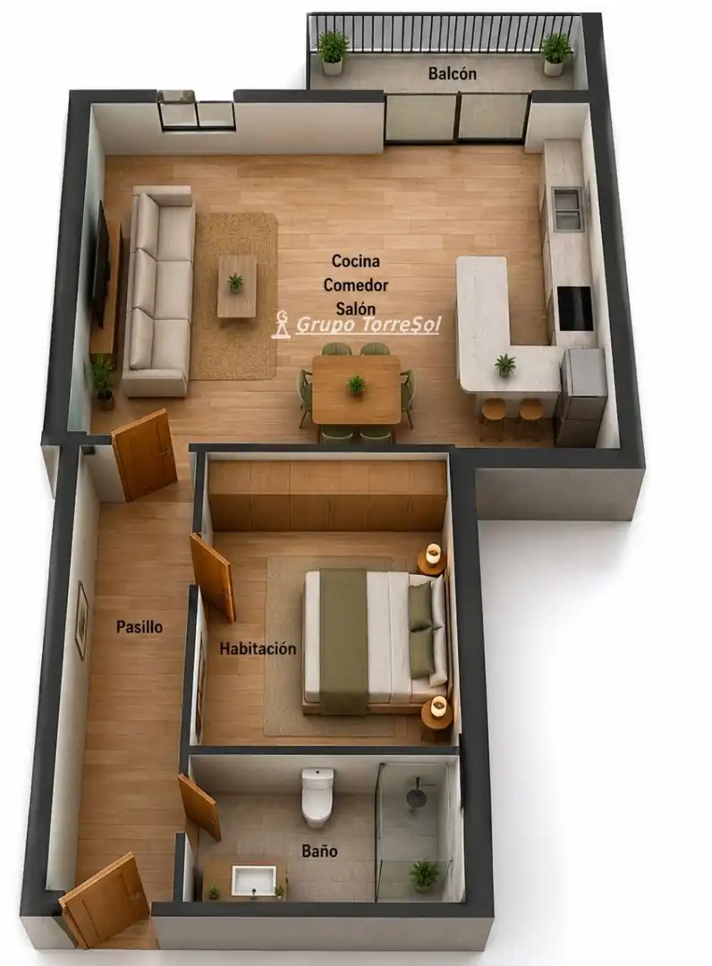 Living room of Flat for sale in Barcelona  with Air Conditioner, Heating and Terrace