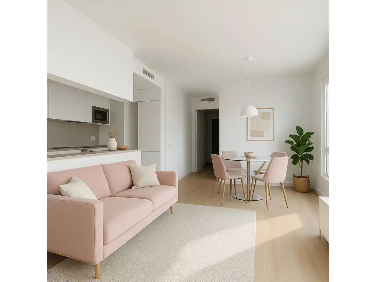 Wohnzimmer von Wohnung zum Verkauf in Granollers mit Klimaanlage, Heizung und Parkett