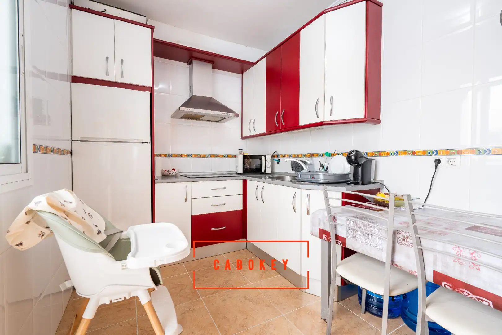 Kitchen of Flat for sale in Roquetas de Mar  with Air Conditioner, Heating and Terrace