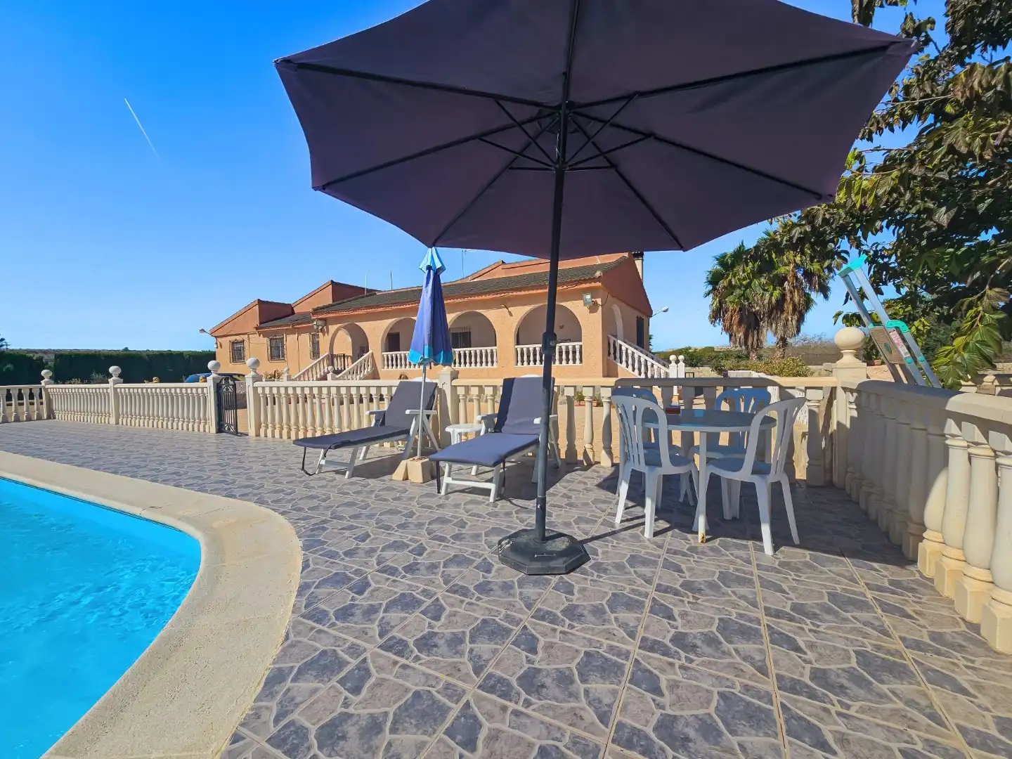 Vista exterior de Finca rústica en venta en Algorfa con Aire acondicionado, Calefacción y Terraza