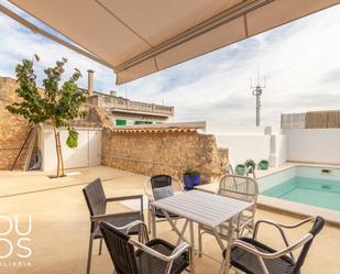 Terrace of Single-family semi-detached for sale in Montuïri  with Terrace and Swimming Pool