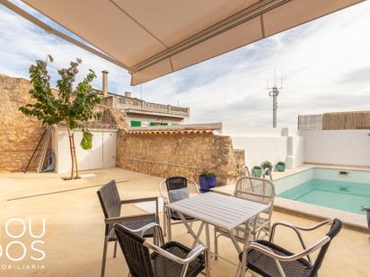 Terrace of Single-family semi-detached for sale in Montuïri  with Terrace and Swimming Pool