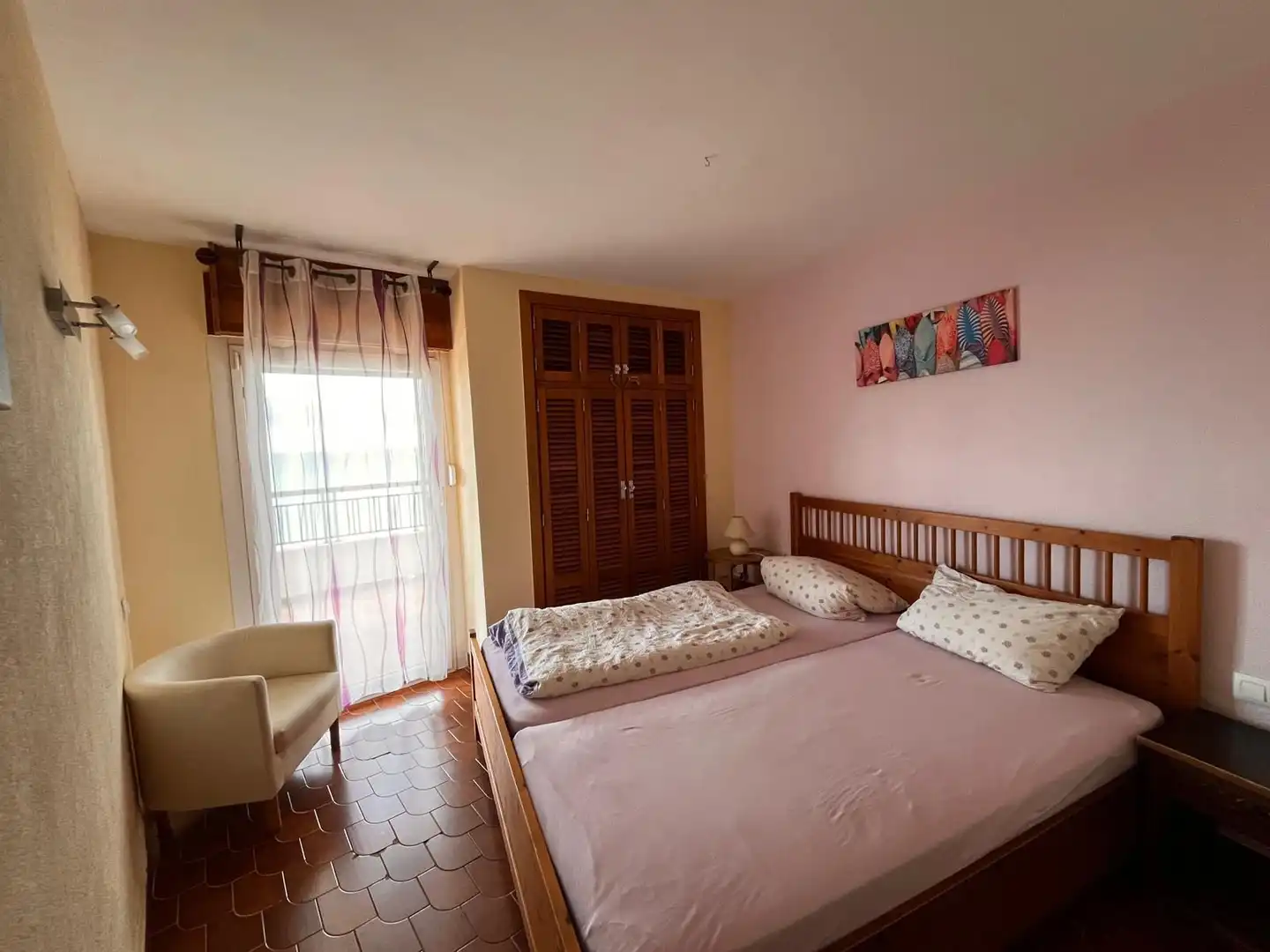 Bedroom of Flat for rent in  Palma de Mallorca  with Air Conditioner, Terrace and Furnished