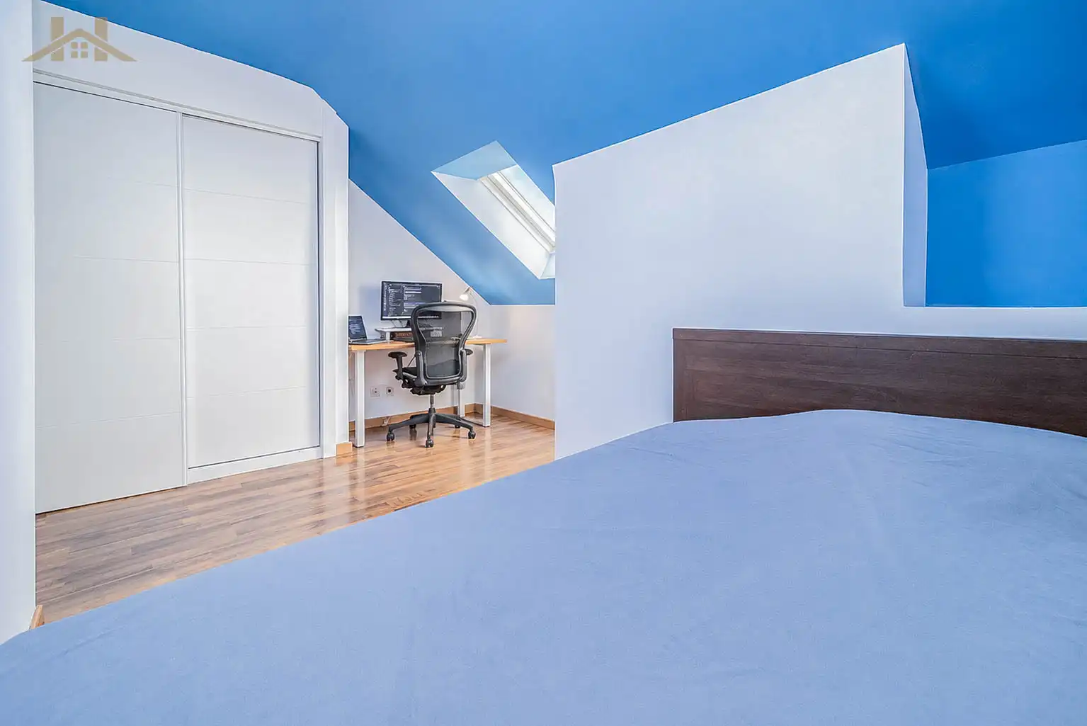 Schlafzimmer von Maisonette zum Verkauf in Boadilla del Monte mit Klimaanlage, Heizung und Abstellraum