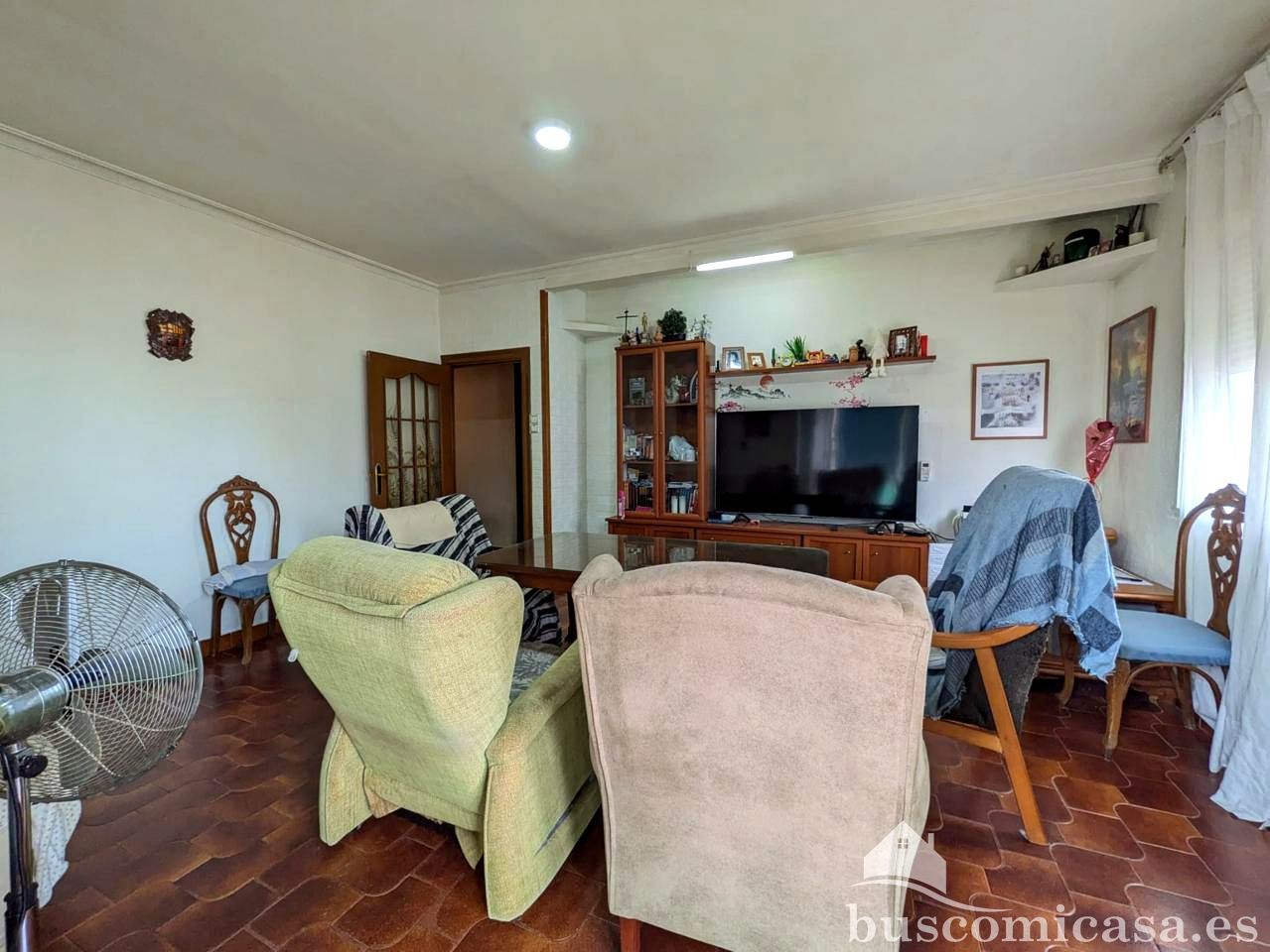 Sala de estar de Piso en venta en Linares con Terraza, Trastero y Amueblado