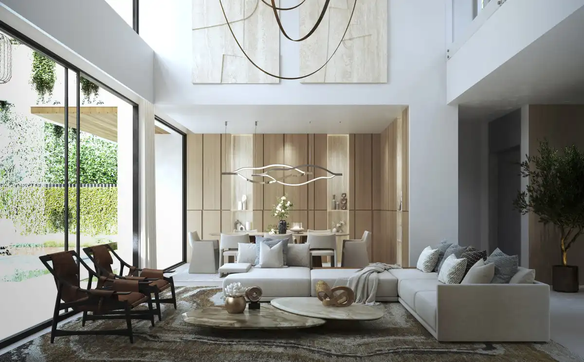 Sala de estar de Casa adosada en venta en Marbella con Terraza, Trastero y Alarma
