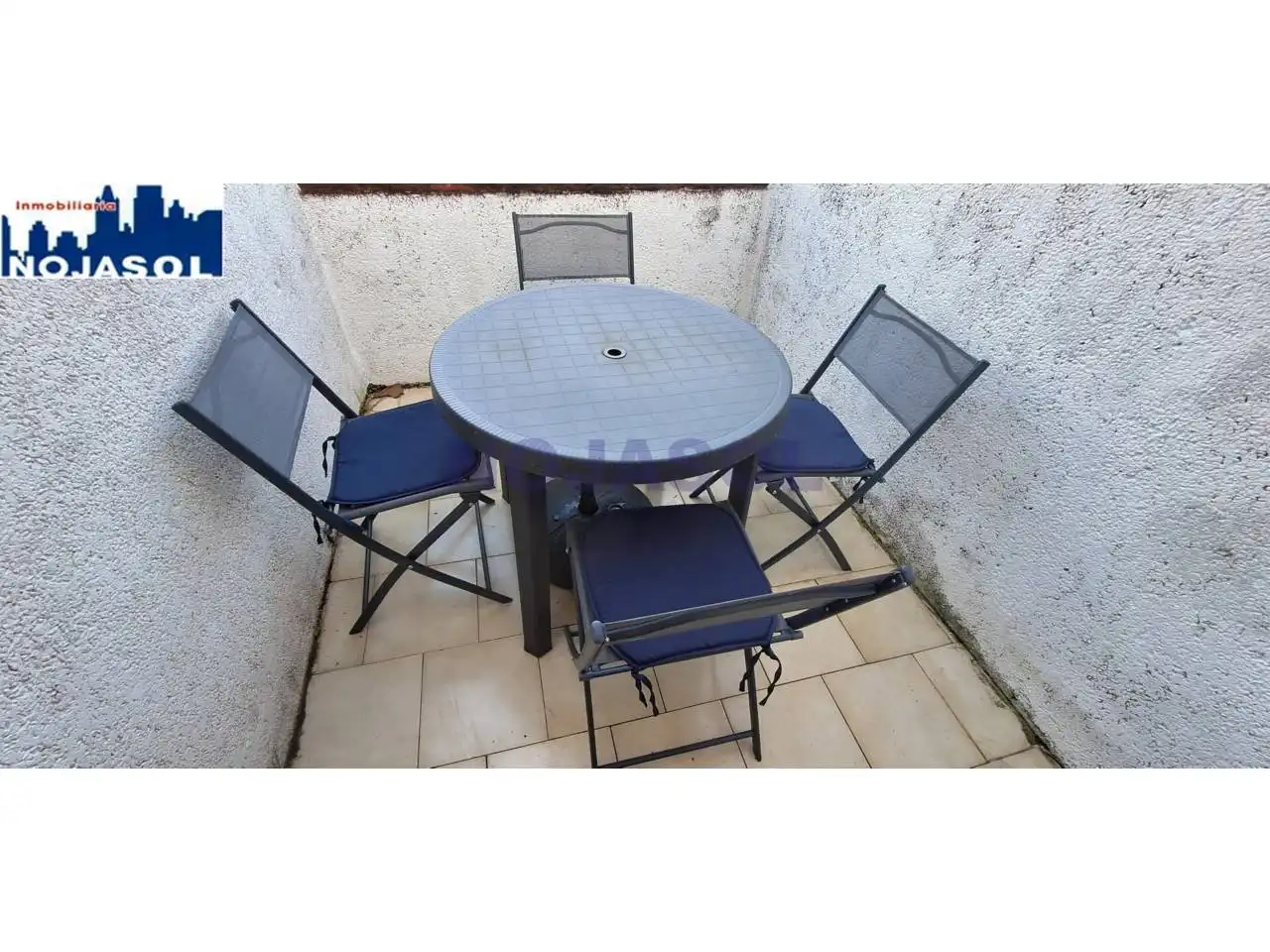 Terrasse von Maisonette zur Miete in Noja mit Heizung, Terrasse und Möbliert