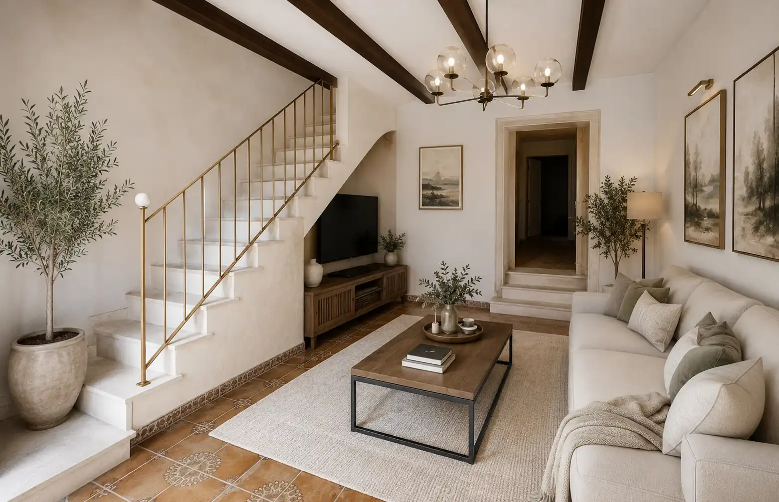 Sala d'estar de Casa o xalet en venda en Xàtiva