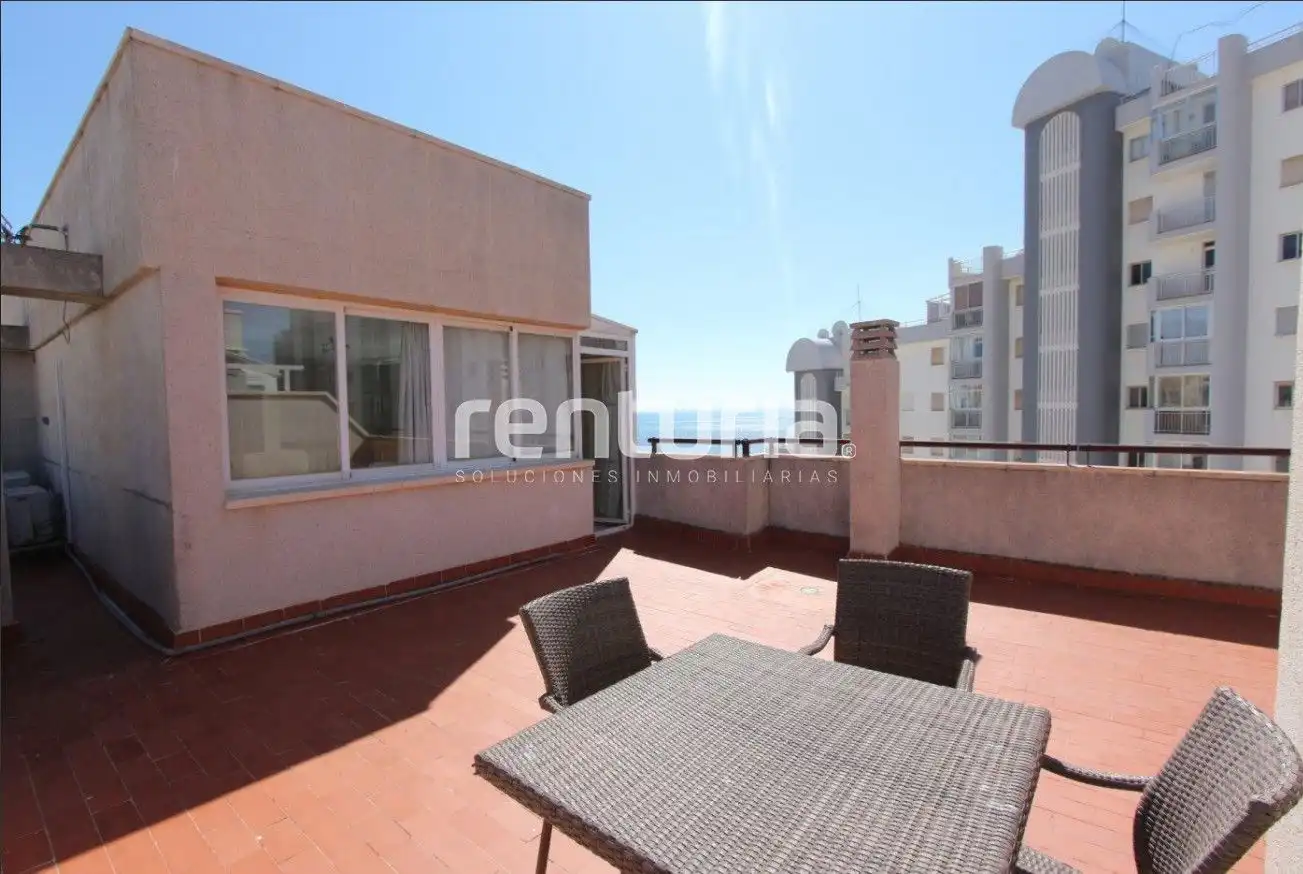 Terrace of Attic for sale in Calpe / Calp  with Air Conditioner, Terrace and Furnished