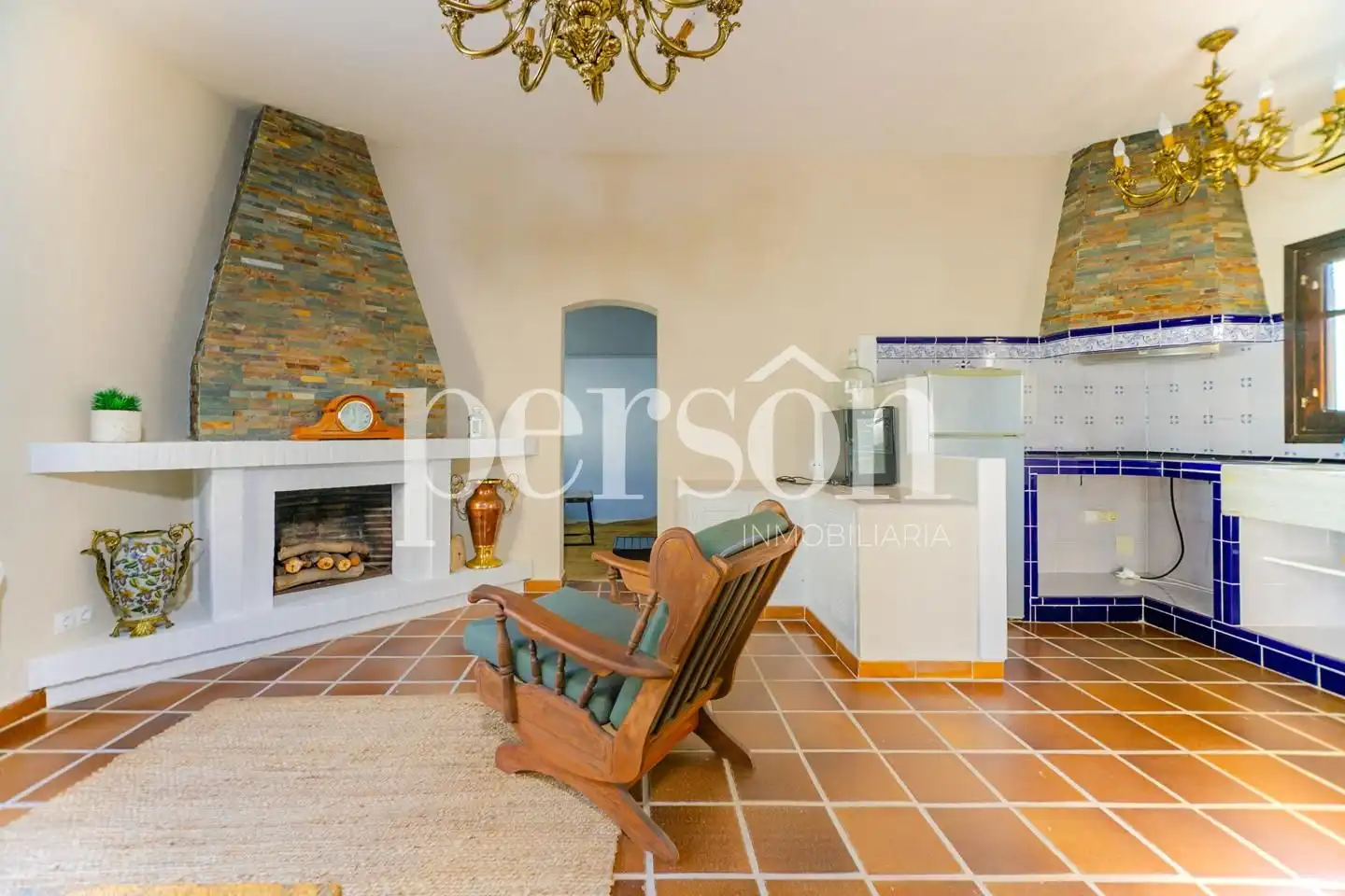 Living room of Houses for rent in Bétera  with Air Conditioner, Private garden and Terrace