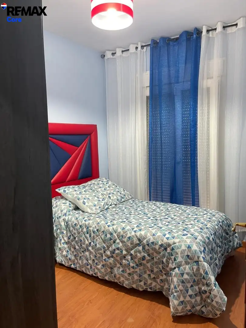 Schlafzimmer von Einfamilien-Reihenhaus zum Verkauf in Montijo mit Klimaanlage, Heizung und Terrasse