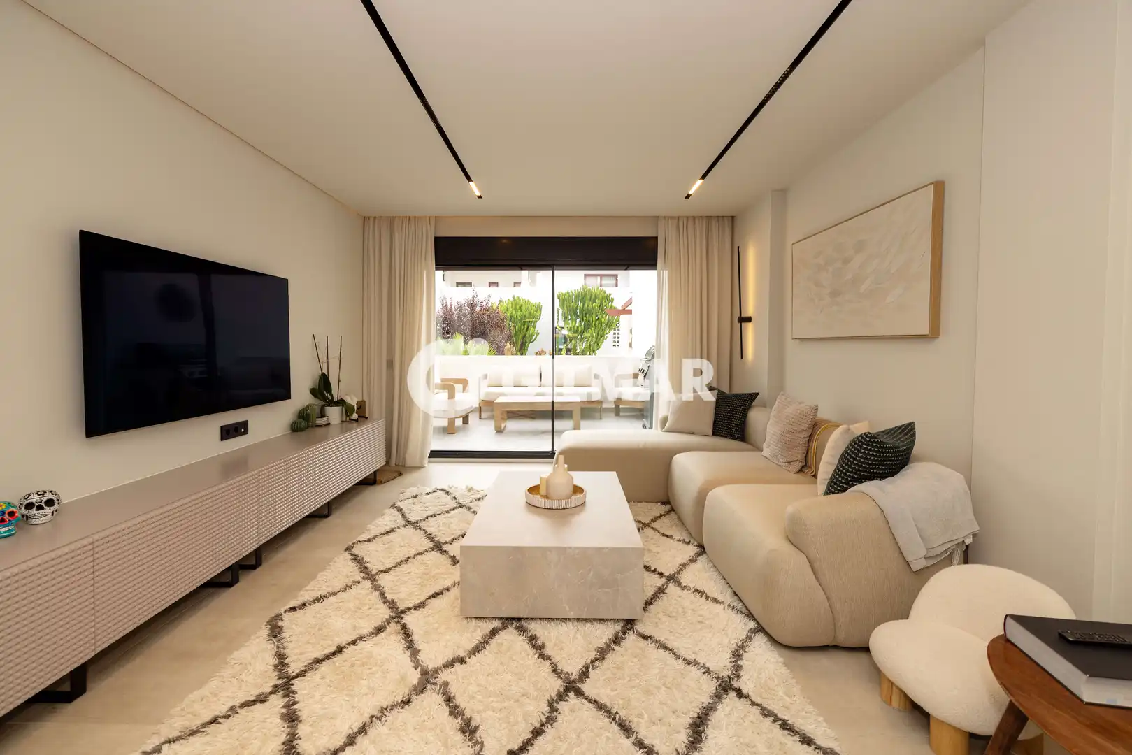 Sala d'estar de Apartament en venda en Nueva Andalucía