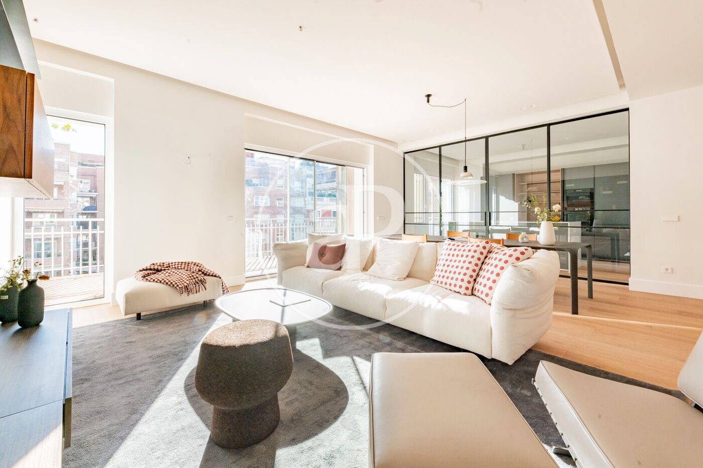 Living room of Flat for sale in  Madrid Capital  with Air Conditioner, Heating and Terrace